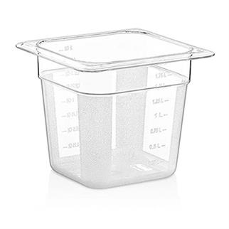 World Plas WP-16150 1/6 150 Polikarbon Gastronom Küvet, 50 Adet