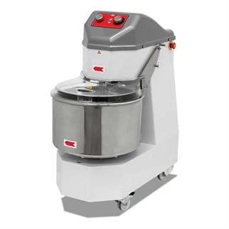 Empero SH.06 Tek Devirli Spiral Hamur Yoğurma Makinesi, 50 Kg, Tekerlekli