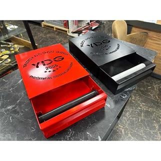 YDG Kahve Posa Çekmecesi, Knock Box, Paslanmaz, Kırmızı