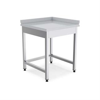 Empero EMP.KST.6060-L Köşe Tezgahı, Sol, Inox 430, 60x60x85 cm