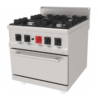 Atalay AGK-890, Gazlı Kuzine, 4 Yanışlı, GN 2/1