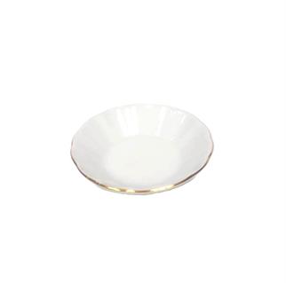 Güral Porselen Ac10ct20 Çay Tabak Acem 10 cm Tek File (Yaldızlı) - 6 adet