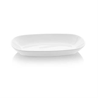 Güral Porselen EO19KY00 Enternasyonel Otel, 19 cm, Kayık Tabak, Dekorsuz, 12 Adet