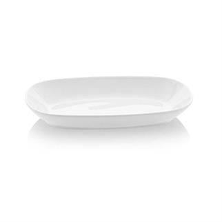 Güral Porselen EO19KY00 Enternasyonel Otel, 19 cm, Kayık Tabak, Dekorsuz, 12 Adet