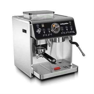 Öztiryakiler 9580.EM650.00 Mini Barista Öğütücülü Espresso Kahve Makinesi, Tek Gruplu, Pid Çift Kazanlı