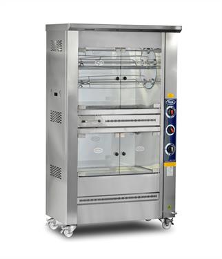 Pimak Çift Katlı Tamburlu Dinlendirmeli Piliç Makinesi, 20+20 Piliç Kapasiteli,Elektrikli