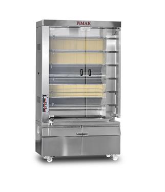 Pimak Kollu Piliç Makinesi, 30 Piliç Kapasiteli, Gazlı