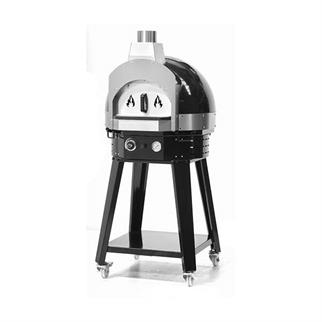 Empero EMP.SPO.H-60-W-B Odunlu Taş Tabanlı Pizza Fırını, Siyah, Ø 60 cm