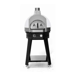 Empero EMP.SPO.H-60-W Gazlı Taş Tabanlı Pizza Fırını, Beyaz, Ø 60 cm