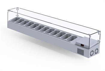 Iceinox Set Üstü Saladbar 12 Gn 1/4-150 VTP 250 GL