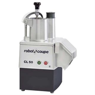 Robot Coupe CL 50 Sebze Doğrama Makinesi, Küp Bıçak 10x10 ve Dilimleyici Disk