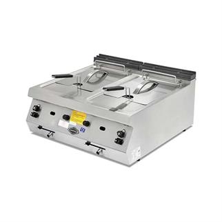 Empero EMP.PLS.7FG020-S Fritöz, Gazlı, Set Üstü, 12+12 Litre, 80x73x30 cm