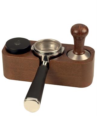 Motta Ahşap Tamper Standı, 3 Gözlü
