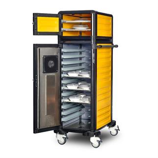 Gastrolley Tekli Hastane Tepsi Arabası 100-25 (Isıtmalı + Nötr) 36x46