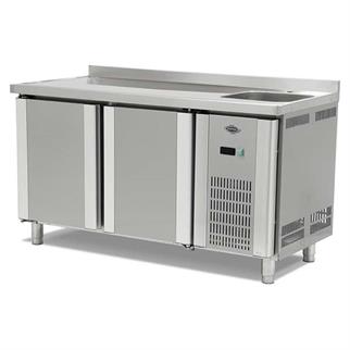 Empero EMP.150.70.01-EV Evyeli Tezgah Tip Buzdolabı, 2 Kapılı, 150x70x85