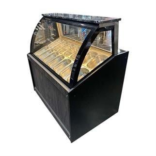 Ydg Kumpir ve Waffle Teşhir Tezgahı, 124x80x130 cm