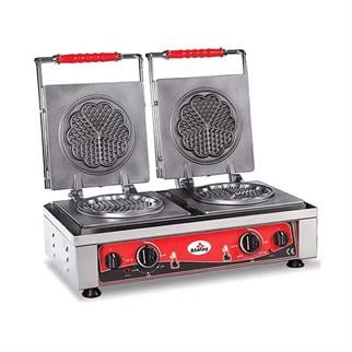 Atalay AWMC-2402 Çiftli Yonca Waffle Makinesi, Elektrikli