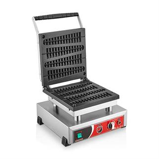 Işıkgaz Silverinox 2144 Tekli Çubukta Waffle Makinesi