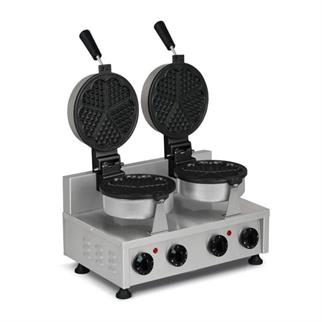 Omake WFL11.E22 Zamanlayıcılı Çiftli Çiçek Waffle Makinesi, Elektrikli