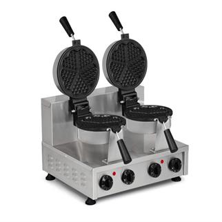 Omake WFL12.E22 Zamanlayıcılı Çiçek Çift Waffle Makinesi, Elektrikli