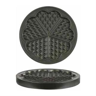 Omake Yuvarlak Çiçek Waffle Makinesi Kalıbı, 190x190x40 mm