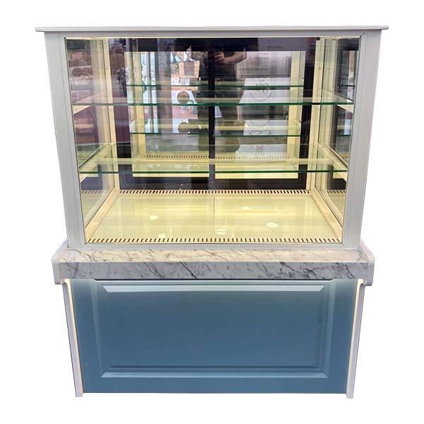 Ydg TOROS Model Vitrin tipi Soğutuculu Pasta Teşhir Dolabı, 100x80x135 cm