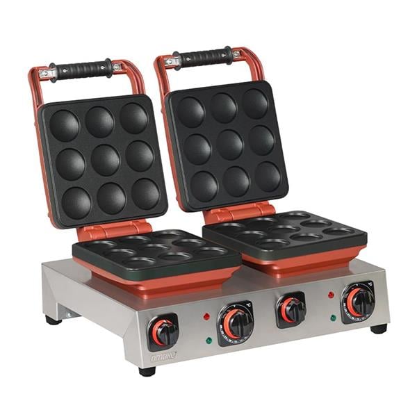 Omake WFL21.E22 Balls İkili Waffle Makinesi, 64 mm, Elektrikli