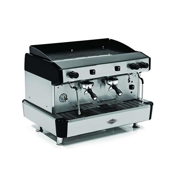 Empero EMP.CPC.2GB Capuccino ve Espresso Makinesi, 2 Gruplu, Siyah