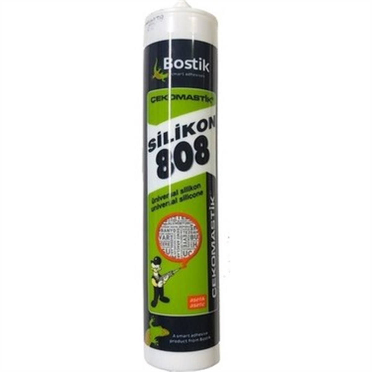 ÇEKOMASTİK 808 ÜNİVERSAL SİLİKON (ŞEFFAF) 280ml