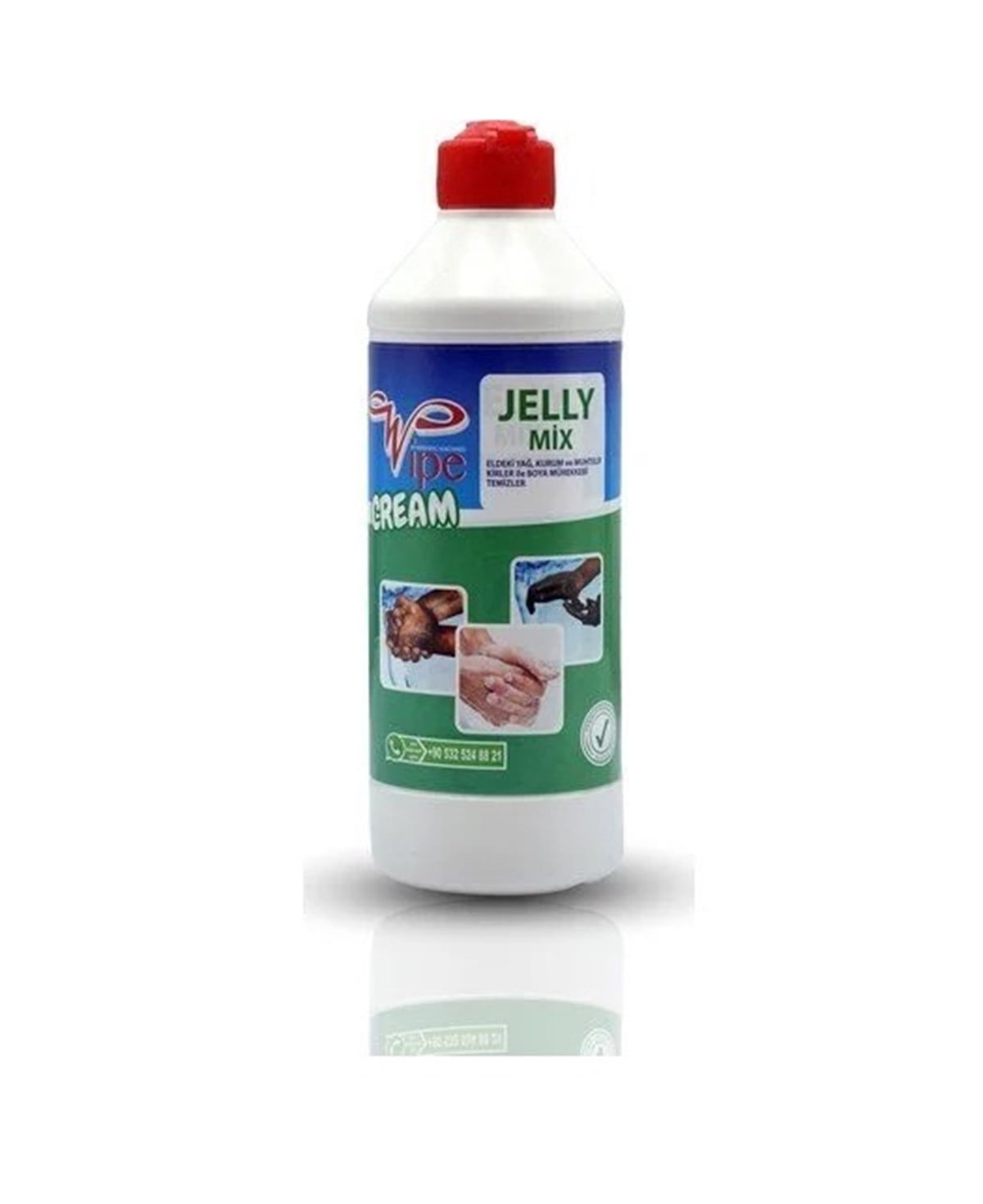 WİPE JELLY PARTİKÜLLÜ EL TEMİZLEME KREMİ 500GR SIKMA