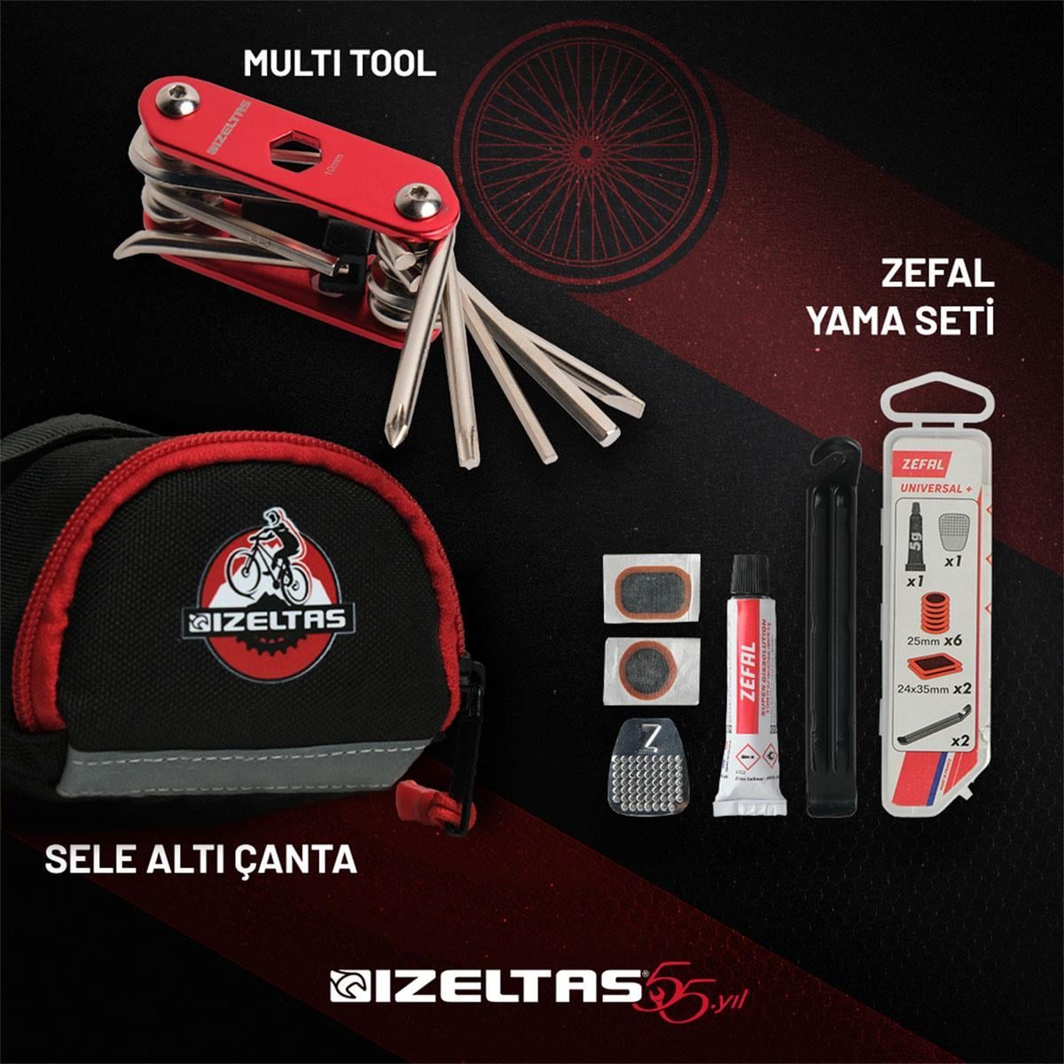 İZELTAŞ BİSİKLET ONARIM SET 3 PARÇA ( 13000005376 )