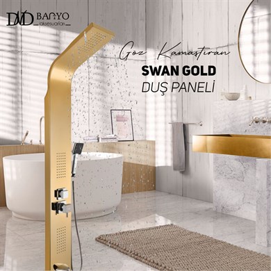 Swan Gold Duş Paneli