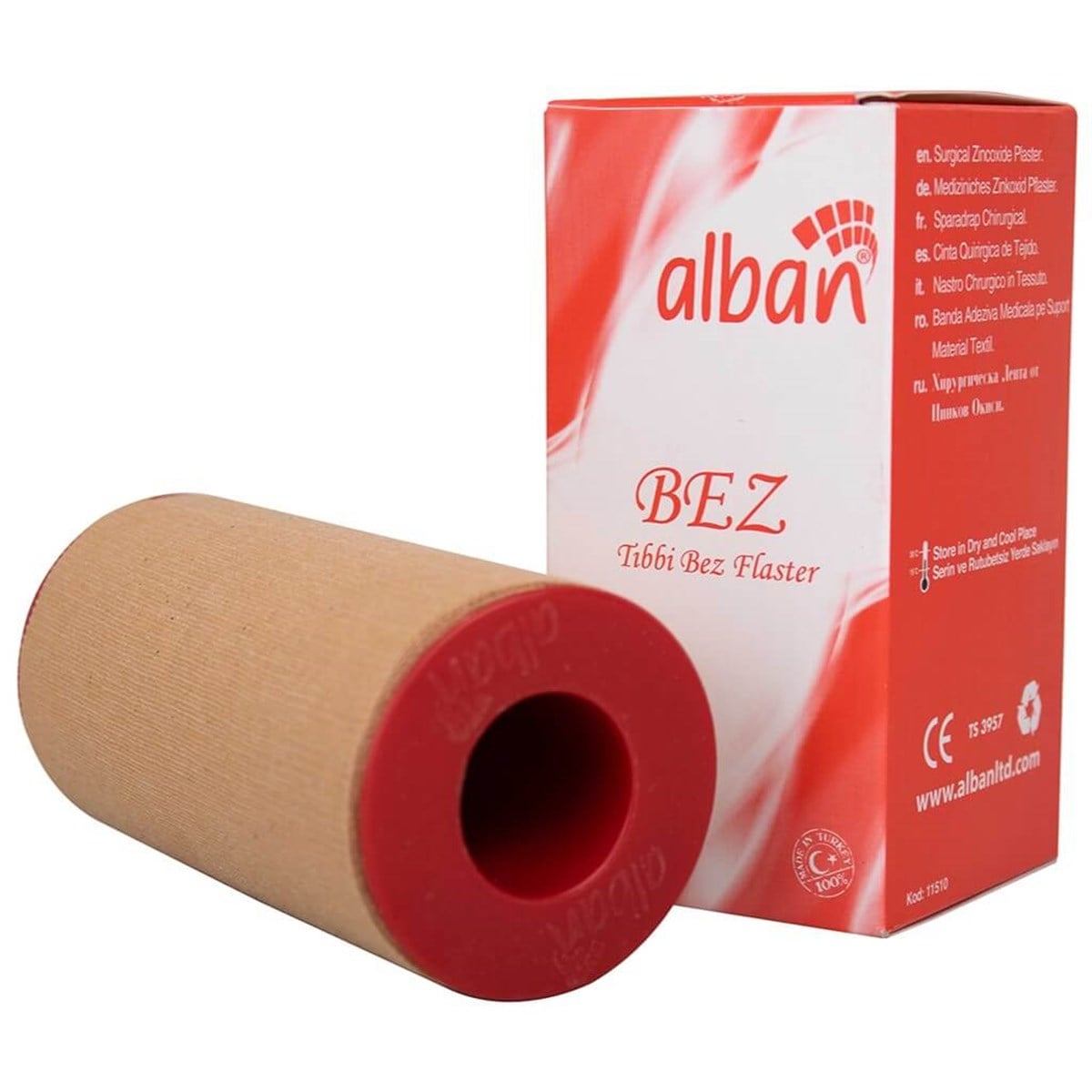Tıbbi Bez Flaster Bant 10 cm x 10 Mt