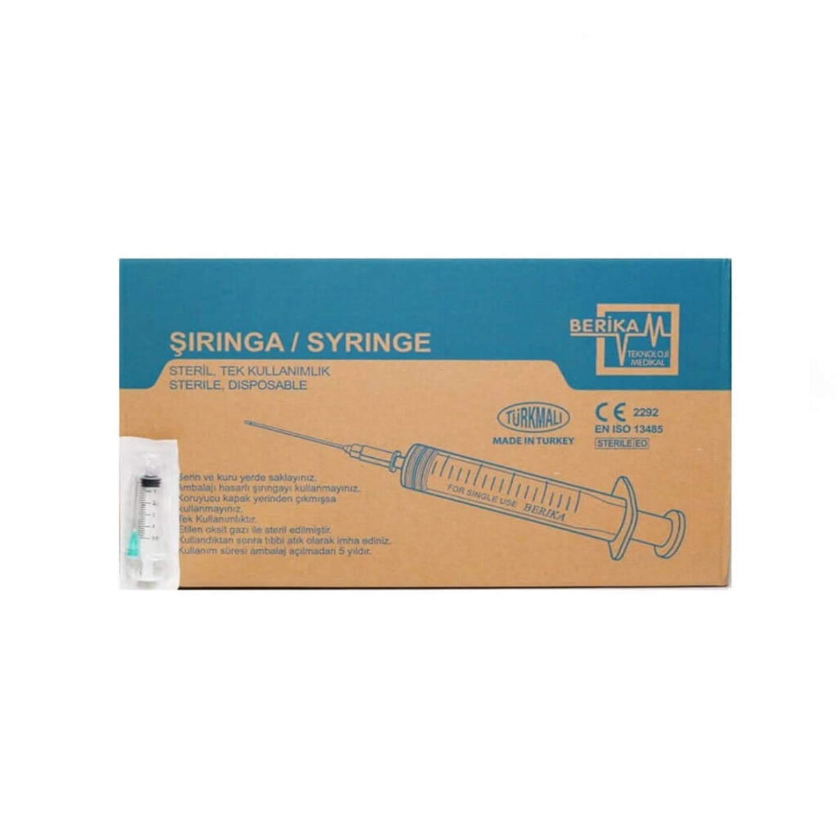 5 cc Steril Enjektör - 200 Adet