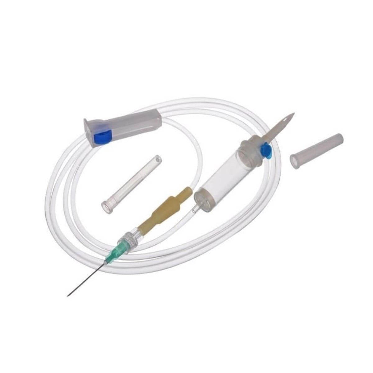 Serum İnfüzyon Seti Yeşil Kanül Luer Slip