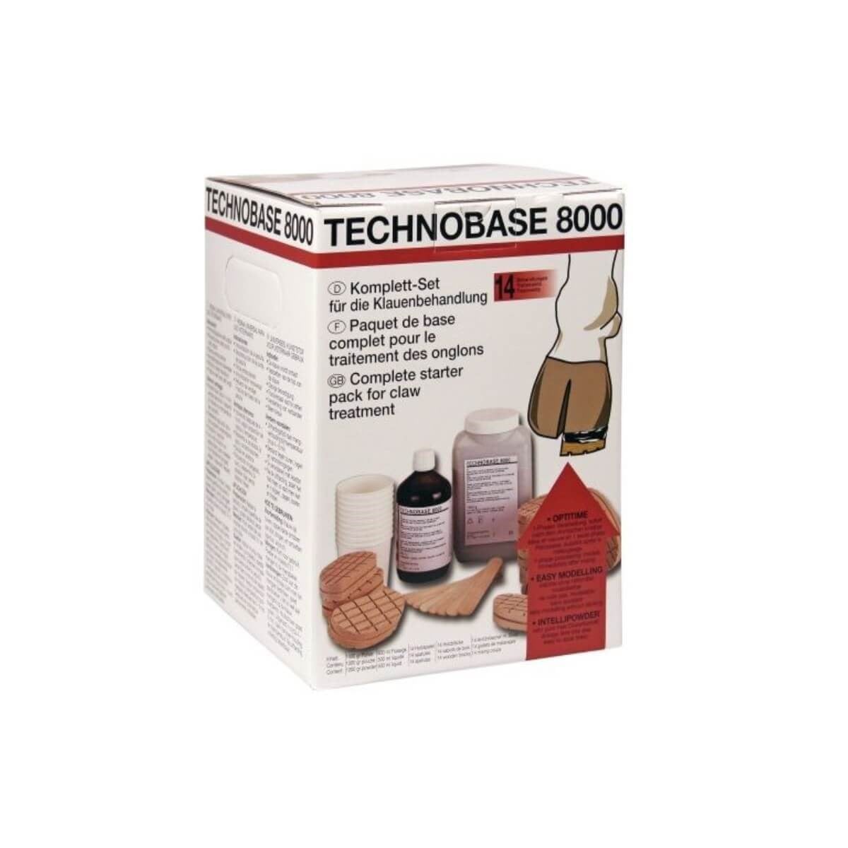 TECHNOBASE 8000 Tırnak Bakım Seti 14 lü