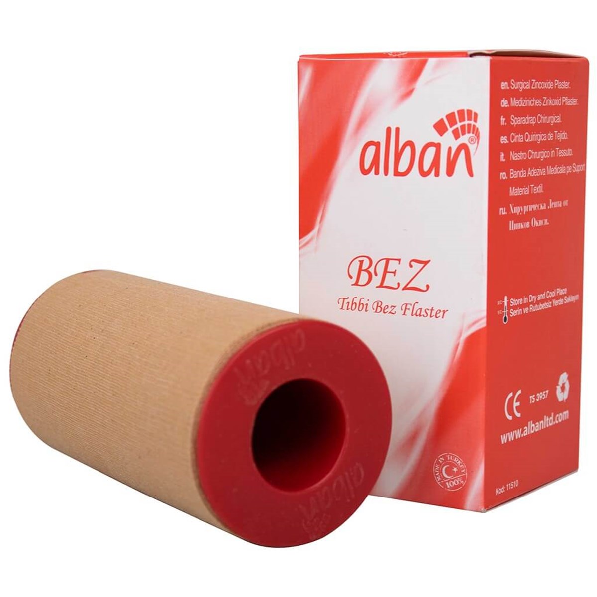 Tıbbi Bez Flaster Bant 10 cm x 10 Mt