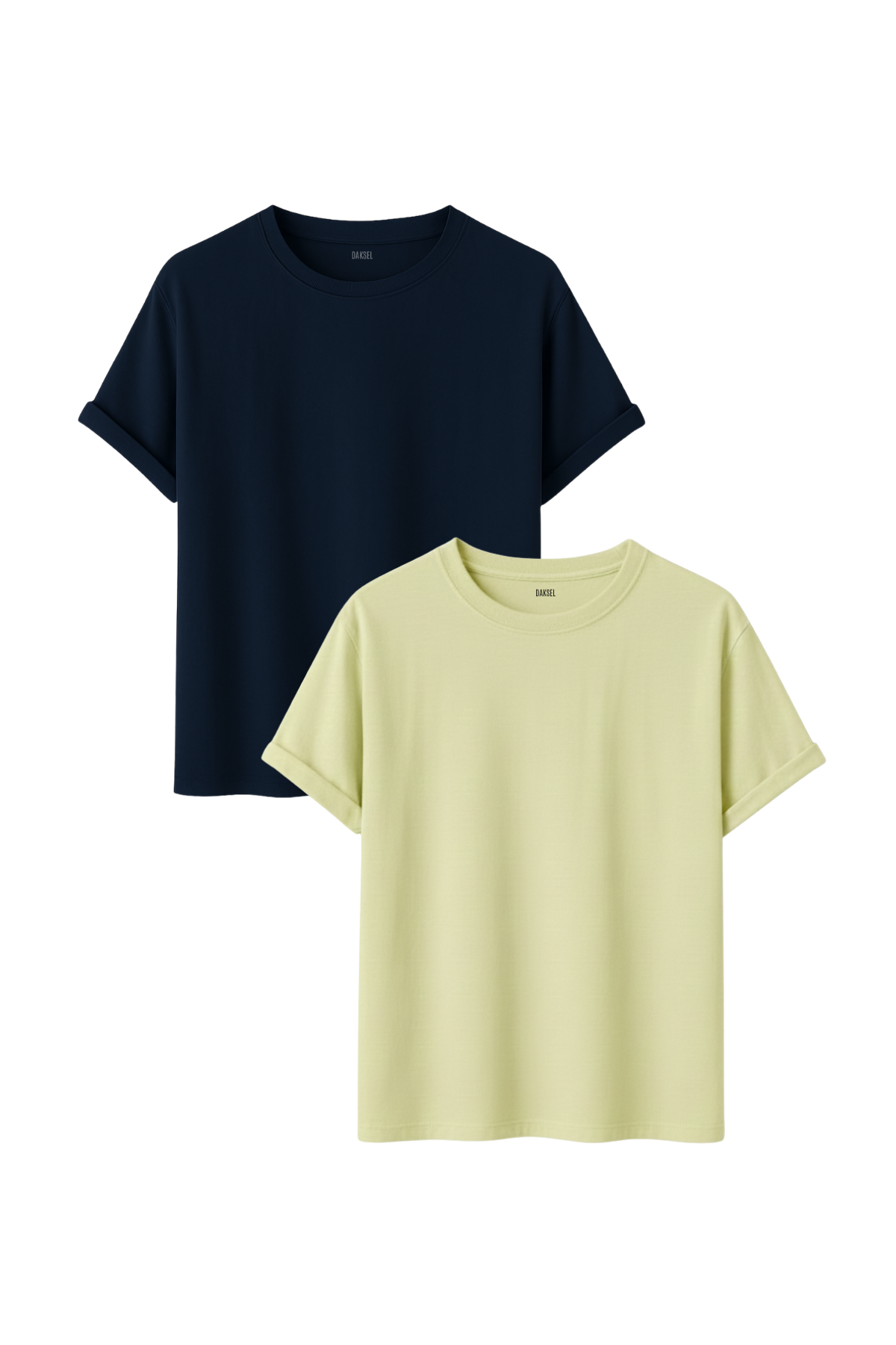 Premium 2'li Basic Tişört Seti - %100 Pamuklu ve Standart Kalıp