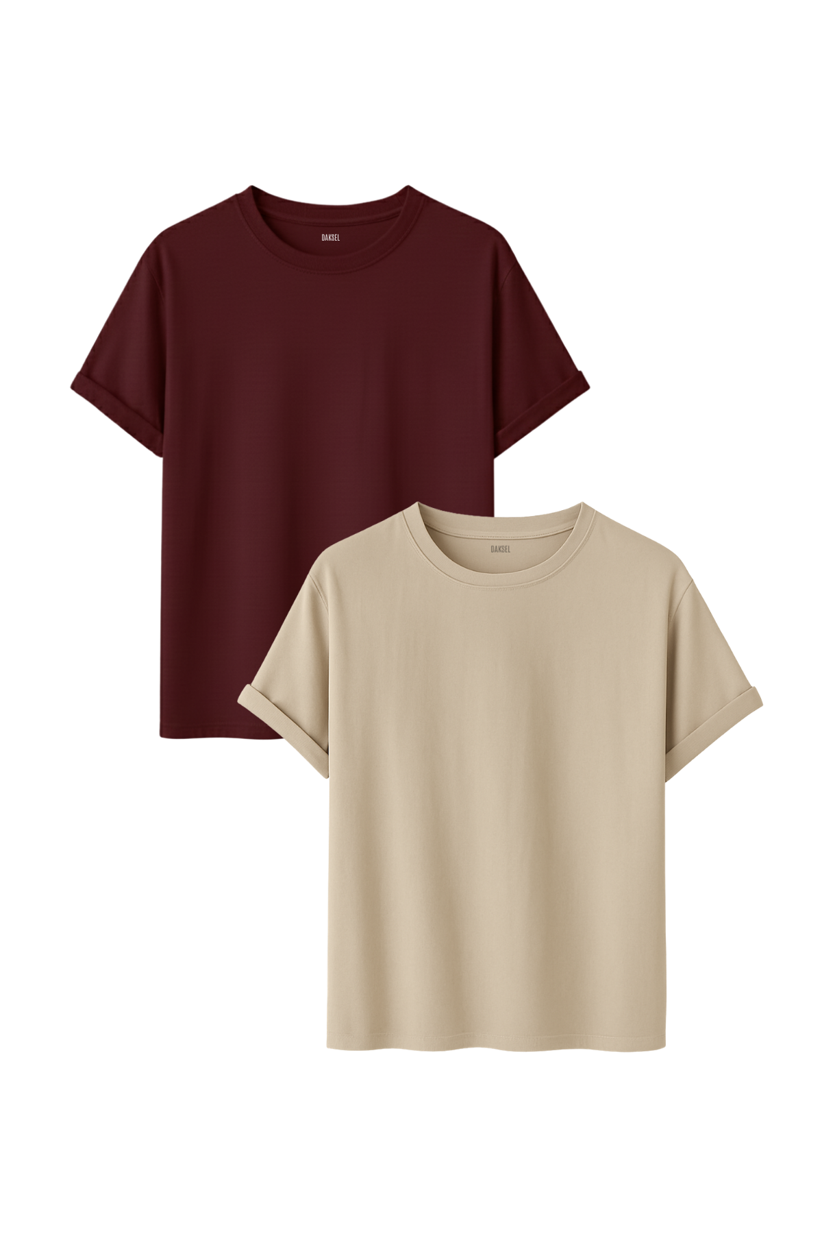 Premium 2'li Basic Tişört Seti - %100 Pamuklu ve Standart Kalıp