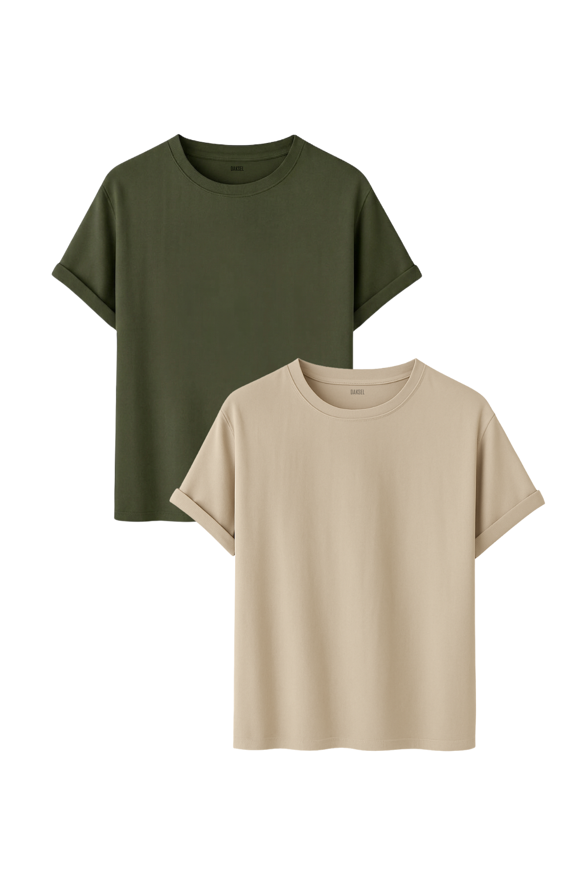 Premium 2'li Basic Tişört Seti - %100 Pamuklu ve Standart Kalıp
