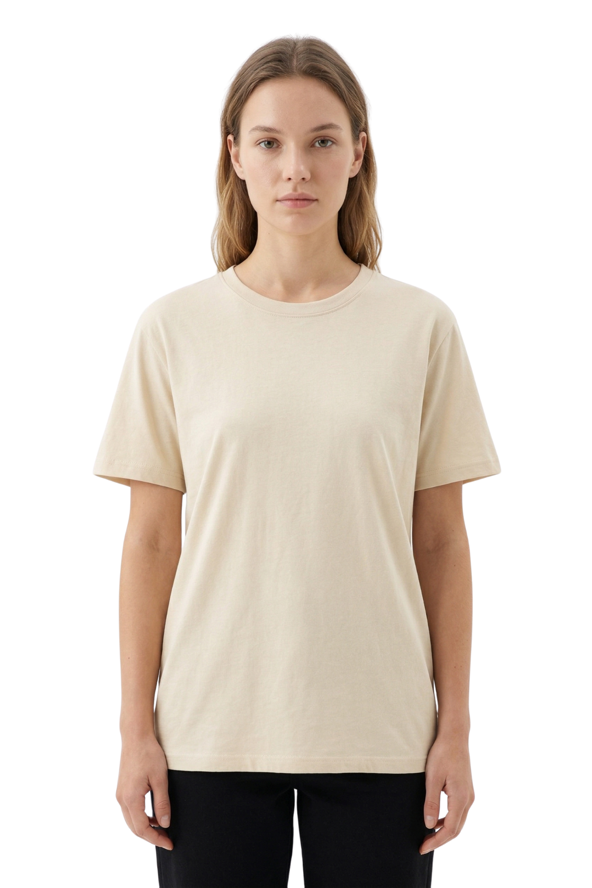 Premium Basic Kadın Tişört - %100 Pamuklu ve Standart Kalıp