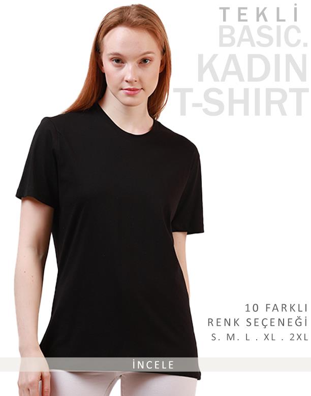 Kadın Basıc T-shirt