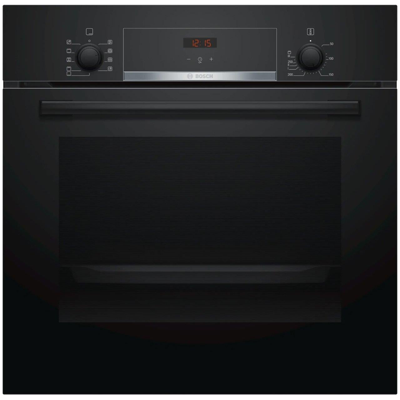 Bosch HBF534EB0T Serie 4 A Enerji Sınıfı 8 Programlı Siyah Ankastre Fırın