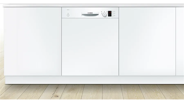SMI25DW00T - Bosch Entegre edilmiş bulaşık makinesi Serie | 2 Yarı Ankastre  Bulaşık Makinesi 60 cm Beyaz