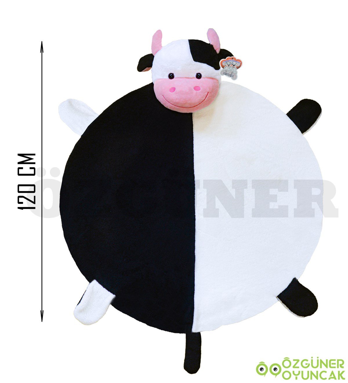 120 Cm İnekli Bebek Oyun Halı