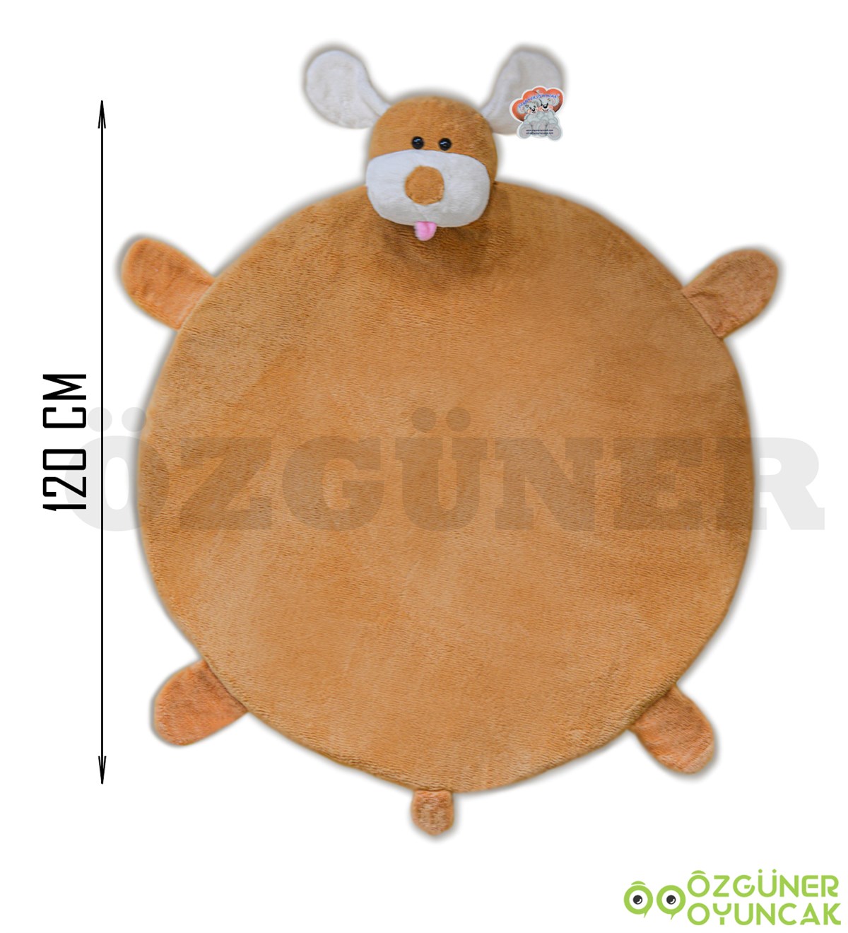 120 Cm Köpekli Bebek Oyun Halı