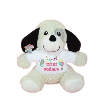 25 Cm Tişörtlü Çiçek Köpekcik