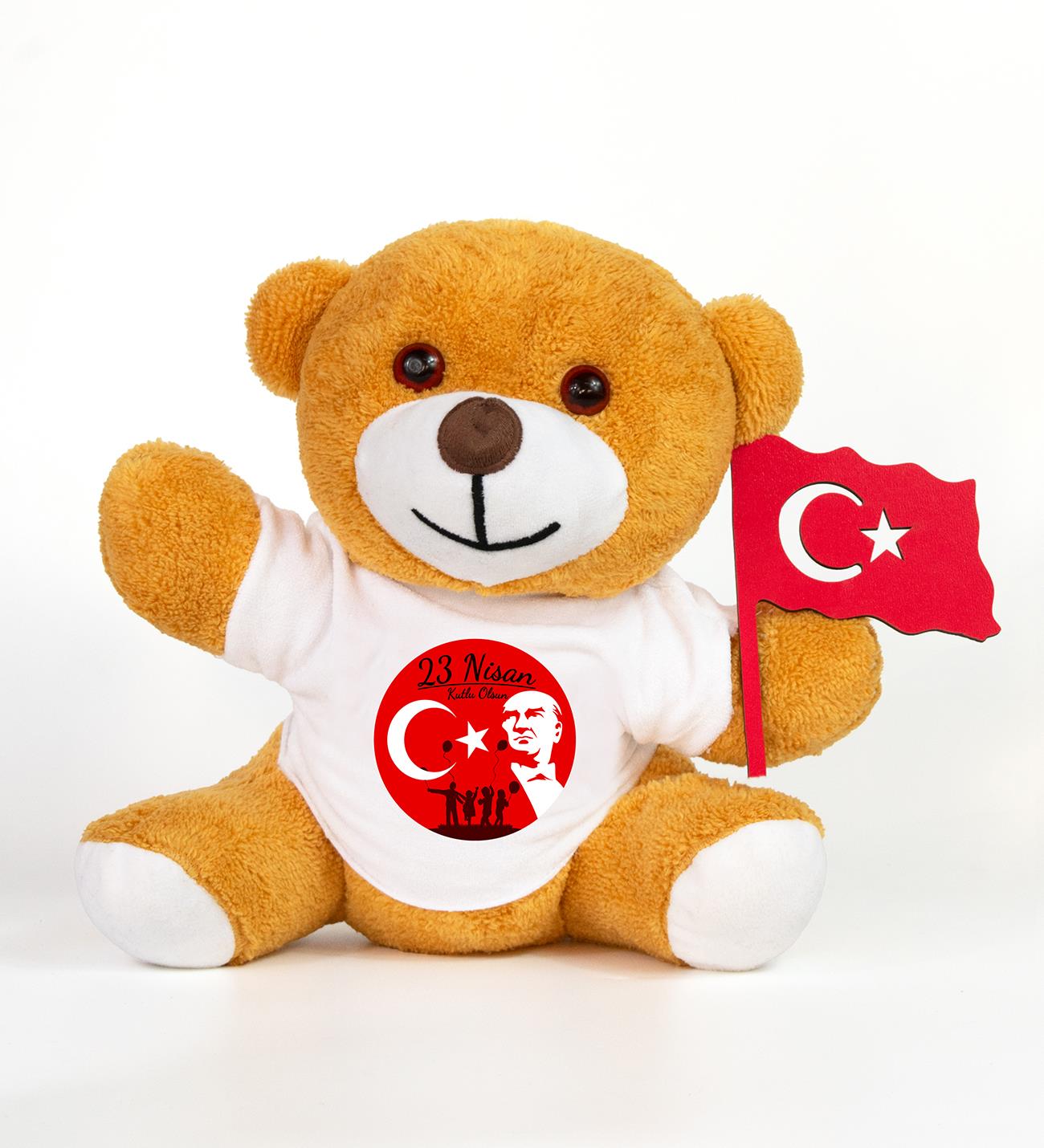 65 Çiçek Serisi Aksesuarlı Çiçek Ayı