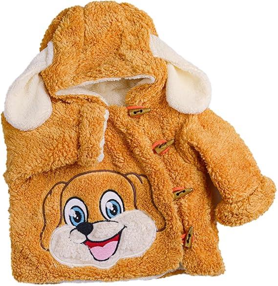 Sevimli Figürlü Peluş Bebek Ceketleri