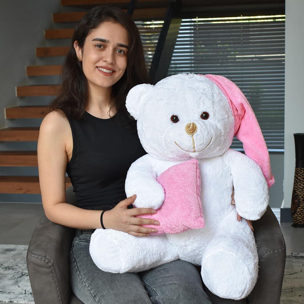 80 cm Yastıklı Uyku Arkadaşı Pelüş Ayı